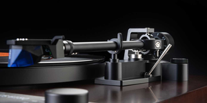 Black LP Vinyl Record Player <b>Retro</b> Turntable Player with External <b>Speakers</b> Stereo Gramophone for Home Audio - Product Image 4