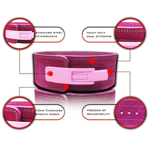 Ceinture de levage sur mesure 10 mm en cuir de vachette écologique, protection professionnelle pour haltérophilie, powerlifting, soutien dorsal, fitness, gym - Product Image 4