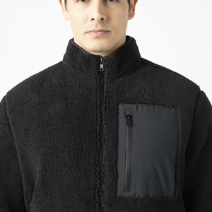 Cozy Cold Weather <b>Sherpa</b> <b>Jacket</b> With Soft Inner Layer Full Zip Design And Comfortable Outdoor Wear <b>Sherpa</b> <b>Jacket</b> - Product Image 4