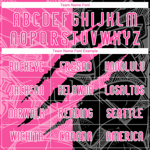 Customize Your Team Logo Pink And Black Sublimation <b>Volleyball</b> Jersey For Men Moisture Wicking Youth Team Uniform <b>Set</b> - Product Image 6