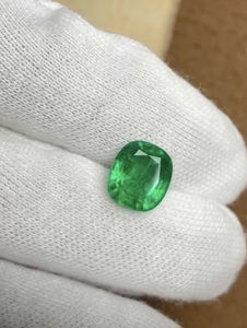 Genuine Natural Zambian Emerald <b>Cushion</b> Cut Loose Gemstone for Jewelry Making Supply - Product Image 4