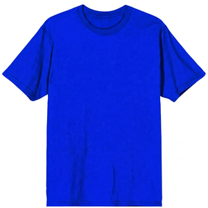 เสื้อยืดแขนสั้นผู้ชายสีแดงล้วน ผ้าโพลีเอสเตอร์ ทรงหลวม คอกลม ลำลอง ผ้าเจอร์ซีย์ถัก สีพื้น ลายการ์ตูน - Product Image 4