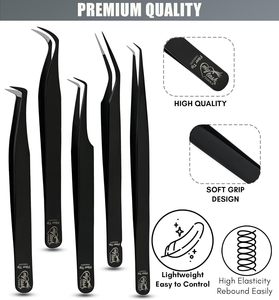แหนบขนตาปลอม45องศา90องศาสำหรับขนตาปลอมแบบธรรมชาติ - Product Image 4