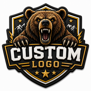 Patch en caoutchouc PVC personnalisé avec logo pour vêtements de sport, sacs, casquettes, patch en silicone 3D, fabricant OEM, étiquette privée - Product Image 1