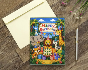 Impression de cartes de vœux d'anniversaire personnalisées avec design pop-up 3D - Product Image 6