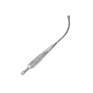 Tube d'aspiration chirurgical incurvé de 9 pouces Andrews Pynchon, pour fluide précis, par Metal Med MM-0426-484 - Product Image 4