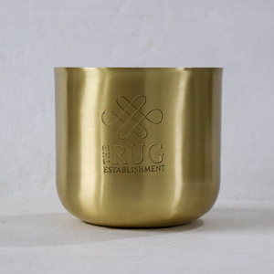 Bocaux à bougies vides en laiton de luxe sur mesure, contenants en laiton doré pour la fabrication de bougies, pour la décoration de la maison et la fabrication de bougies parfumées - Product Image 2