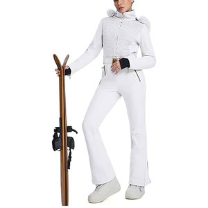 ชุดสกีแบบชิ้นเดียวสำหรับผู้หญิง กันน้ำ อุ่นสบาย ชุดสโนว์บอร์ด จั๊มสูททรงเข้ารูป เสื้อแจ็คเก็ตสำหรับเล่นสกีในฤดูหนาว เหมาะสำหรับกีฬากลางแจ้ง - Product Image 6