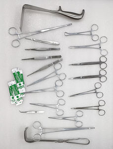 Prix d'usine – Kit d'instruments chirurgicaux vétérinaires de base pour tissus mous, pour animaux, par Dentavex - Product Image 1