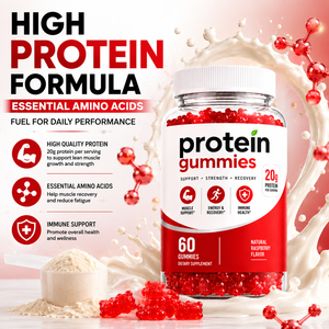 Bulk Quality <b>Protein</b> Gummies 100% Pure Food Grade <b>Protein</b> Gummies High <b>Protein</b> Gummy Supplement With Natural Fruit Flavor - Product Image 2