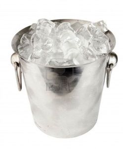 Decorative cooler tub luxury hospitality decor modern drink chiller glamorous wine bucket sophisticated <b>bar</b> accessory elegant - Product Image 1