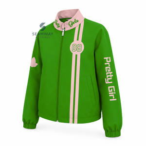 อัลฟ่า |   คาปา |   เสื้อแจ็คเก็ตแข่งรถผ้าคอตตอนทวิลล์ Alpha Sorority สำหรับผู้หญิง เสื้อแจ็คเก็ตมอเตอร์สปอร์ตสำหรับนักแข่งรถสมรรถนะสูง เสื้อแจ็คเก็ตนักขี่มอเตอร์ไซค์ความเร็วสูง - Product Image 2