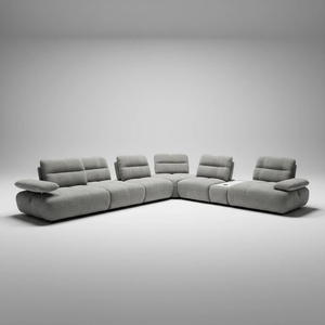 Ensemble de canapés modulaires en tissu Vivaldi professionnel, meubles de luxe modernes pour la maison et l'hôtel - Product Image 1