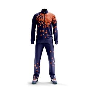 Men's Modern Sportswear Tracksuit Set Durable <b>Athletic</b> Jacket with Matching Jogger Track Pants for Training Running Fitness - Product Image 1