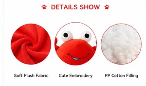 Lindo Peluche de Cangrejo, Juguete de Peluche de Tela Velboa, Animal de Peluche, Regalo para Niños, Decoración del Hogar, Muñeco Suave - Product Image 2
