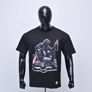 เสื้อยืดคอกลมผู้ชายผ้าฝ้าย 100% คุณภาพสูงสั่งทำพิเศษ ระบายอากาศได้ดี ลายเรียบง่าย สวมใส่สบาย เป็นมิตรกับสิ่งแวดล้อม แขนสั้น ผ้าถัก - Product Image 1