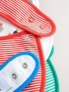 Baberos de Bebé 100% Bambú y Algodón Suave, Super Absorbentes, con Cuello Ajustable - Product Image 5