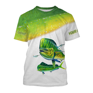 Camiseta de Pesca de Alto Rendimiento, 100% Poliéster, Transpirable, Cuello Redondo, Camisetas de Pesca para Hombre, Jersey de Pesca para Exteriores, Servicio OEM - Product Image 3