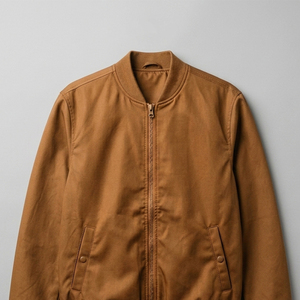 Chaqueta Bomber de Lona a Prueba de Viento para Hombre, Nueva Moda, Cuello Alto, Estilo Urbano, Colección de Invierno, Personalizable - Product Image 3