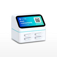 Estación de Carga para Teléfonos Móviles con 4 Ranuras y Código QR, Servicio de Alquiler para Lugares Públicos, Hoteles, Centros Comerciales, Bares y Exteriores