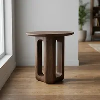 Table basse ronde en bois moderne, minimaliste, faite à la main SUNWOODD EXPO, meubles de salon