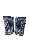 Gants de MMA unisexes en cuir véritable Fair Tex à demi-doigts, personnalisables, de haute qualité, imprimés, légers, pour l'entraînement en extérieur