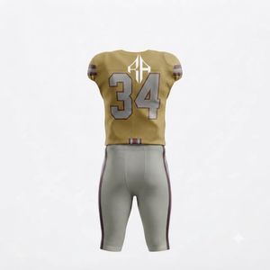 Uniforme de Fútbol Americano para Hombre de Alta Calidad, para Todas las Temporadas, Cuello en V, Impresión por Sublimación, Material 100% Poliéster, RIVIAN ATLANTIC - Product Image 3