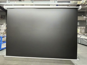 Écran <span class=keywords><strong>de</strong></span> <span class=keywords><strong>projection</strong></span> électrique <span class=keywords><strong>blanc</strong></span> mat 100'' 16:9, montage mural et au plafond, pour cinéma maison - Product Image 6