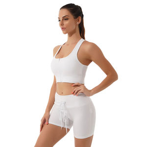 Ropa Deportiva Ecológica Personalizada para Verano, Ropa Deportiva de Spandex para Fitness, Ropa Deportiva para Mujer, Conjunto de 2 Piezas para Yoga, Pilates y Gimnasio - Product Image 5