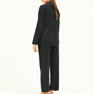 Vêtements de nuit confortables en coton pour femmes, vêtements de détente, pyjamas en modal grande taille, doux et respirants, saison printemps-été, ensemble 2 pièces - Product Image 4