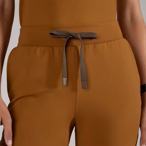 Pantalon de jogging à séchage rapide avec taille élastique, uniformes médicaux de haute qualité en tissu peigné, personnalisables, unisexes, pour dentistes et hôpitaux - Product Image 2