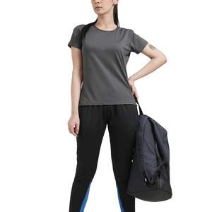 Camiseta Deportiva de Manga Corta para Mujer, de Secado Rápido, Cuello Redondo, Ligera, Transpirable, para Gimnasio, Fitness, Entrenamiento, Running, Ropa Deportiva Informal - Product Image 2