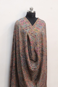 Paisley Print Shawl Scarf <b>Wrap</b> Floral Pattern Traditional Hijab Cape for Daily Wear - Product Image 3