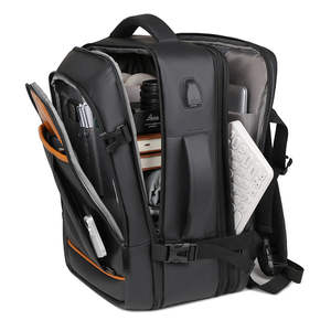 Sac à dos pour ordinateur portable multifonctionnel imperméable unisexe 40L avec port USB, antivol, 3 cubes de rangement pour les voyages d'affaires - Product Image 6