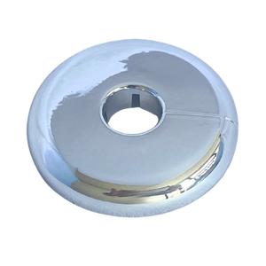 FGP0002 Placa de pared dividida CTS de 1/2 pulgada, 2-1/2 pulgadas de diámetro exterior, moderna, de plástico, para montaje en pared - Product Image 2