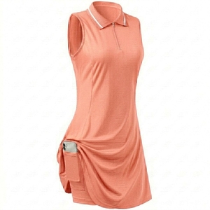 Vêtements de sport rouges de haute qualité pour le golf, sans manches, en Spandex/Nylon, confortables, décontractés, pour l'été, séchage rapide - Product Image 5