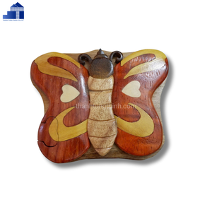 Heart Shaped Wooden Flower <b>Pot</b> Handmade Rustic Storage <b>Holder</b> With Colorful Floral Design For Living Room - Product Image 5