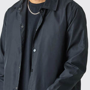 High Quality Custom Mens Coaching Jacket Breathable Waterproof Windbreaker Casual Lightweight Zipper Up Sports Running <b>Coaches</b> - Product Image 4