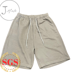 Short de détente en coton épais pour homme. - Product Image 1