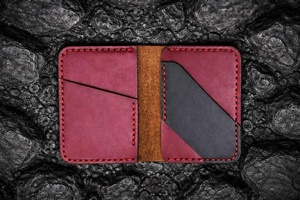 Custom RFID Blocking <b>Slim</b> Leather <b>Card</b> <b>Holder</b> Credit <b>Card</b> Case Men's Pocket Minimalist Business Wallet LNCR-0021 - Product Image 5