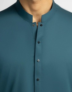 Elegante Shalwar Kameez Tradicional Indio de Algodón de Alta Calidad para Hombre |   Ropa para Fiestas y Eventos de Boda Sin Arrugas - Product Image 4
