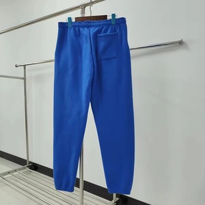 Pantalon de survêtement streetwear de luxe personnalisé pour homme, style hip-hop décontracté, 100 % coton épais, impression en relief, devant plissé, haute qualité - Product Image 5