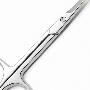 Ciseaux à cuticules à pointe fine, 3,5 pouces, ciseaux à ongles en acier inoxydable courbés, outil professionnel de manucure et de pédicure - Product Image 5