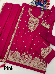 Indian Traditional Style Women's Sharara Suit Silk Fancy Zari Embroidery Pakistani Ethnic Clothing for Ladies Wholesale - Product Image 2