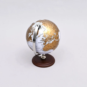 Globe terrestre rotatif en métal de luxe pour la maison, le bureau ou comme cadeau, au meilleur prix - Product Image 5