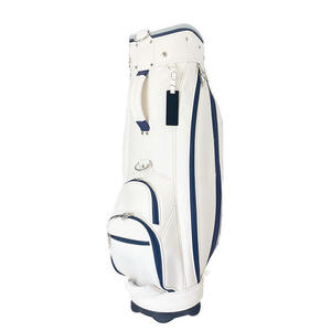 Sac de golf professionnel – Sac de golf léger en cuir PU avec 14 séparateurs, imperméable et logo personnalisé - Product Image 1