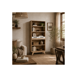 Librería de Madera de Alta Calidad Marca SOHO, 1850 mm de Altura, Nuevo Diseño, Muebles para Dormitorio, Fabricante Vietnamita - Product Image 1