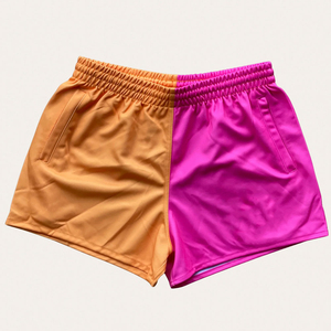 2026 Customized <b>Waterproof</b> Quick Dry Workout Rugby Shorts Pockets Zipper Breathable Unisex Adults <b>Sets</b> 100% Polyester - Product Image 6