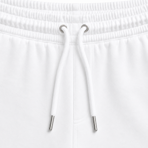 Pantalones Cortos Blancos de Algodón para Hombre, Bordados, con Cordón Ajustable, Cintura Media, Estilo Casual, con Logotipo de Montaña - Product Image 4