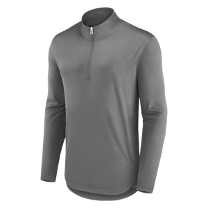 Custom Men Activewear Quarter Zip Training Top Quick Dry Running Shirt OEM Manufacturer - Product Image 3
